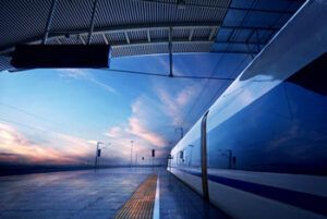 Train en gare