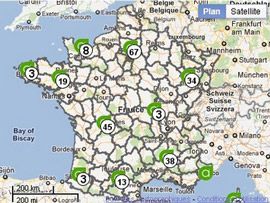 Carte des formations Afpa